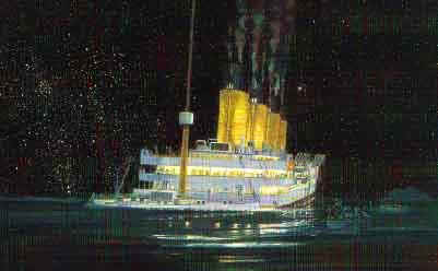 Keula painumassa veteen