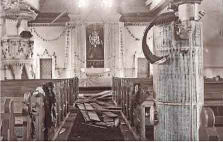 salama iski kirkkoon