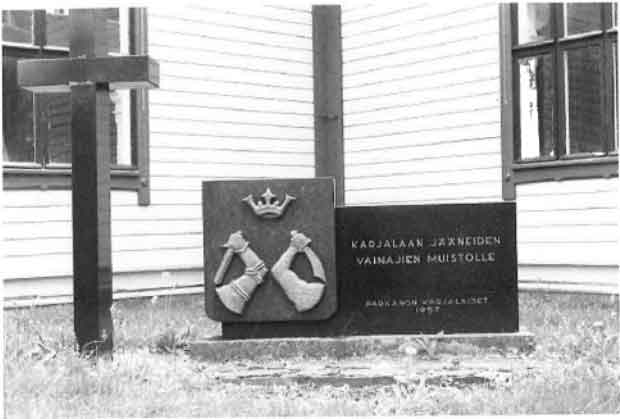 muistomerkki karjala