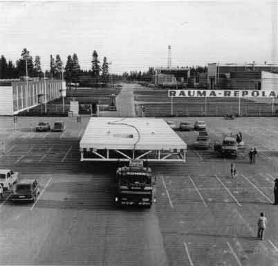 Helikopteri kansi kuljetus raumarepola-keskusta-kolmostie 1981