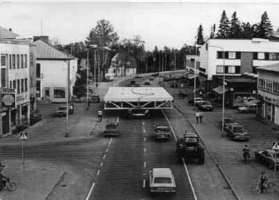 Helikopteri kansi kuljetus raumarepola-keskusta-kolmostie 1981